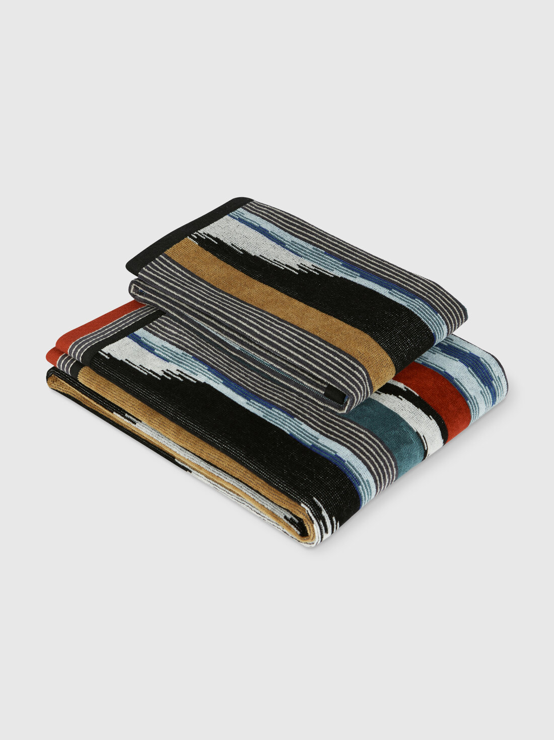 Two-Piece Guest Set Plus Hand Towel In Cotton, Multicoloured  - 8051575784880 - 0