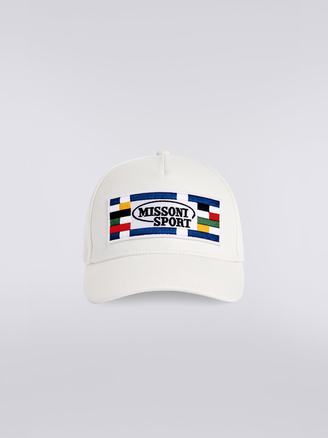 Cotton baseball cap with logo, White  - 8051575744396 - 0
