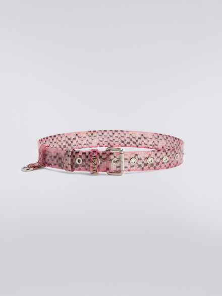 Viscose and PVC belt, Yellow & Pink - AS23SX05BV00BXSM8OM