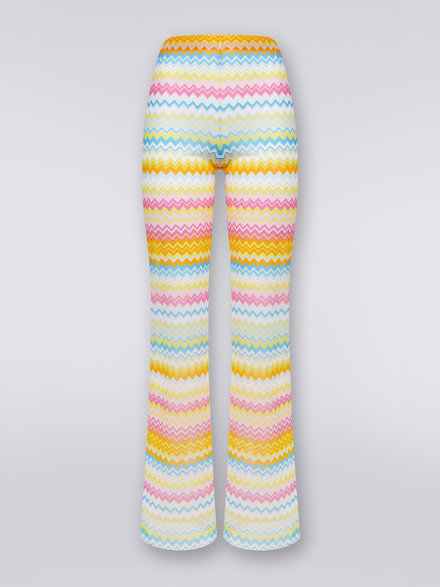 Zigzag print tulle trousers, Multicoloured - MC23SI01BJ00DJSM8NO
