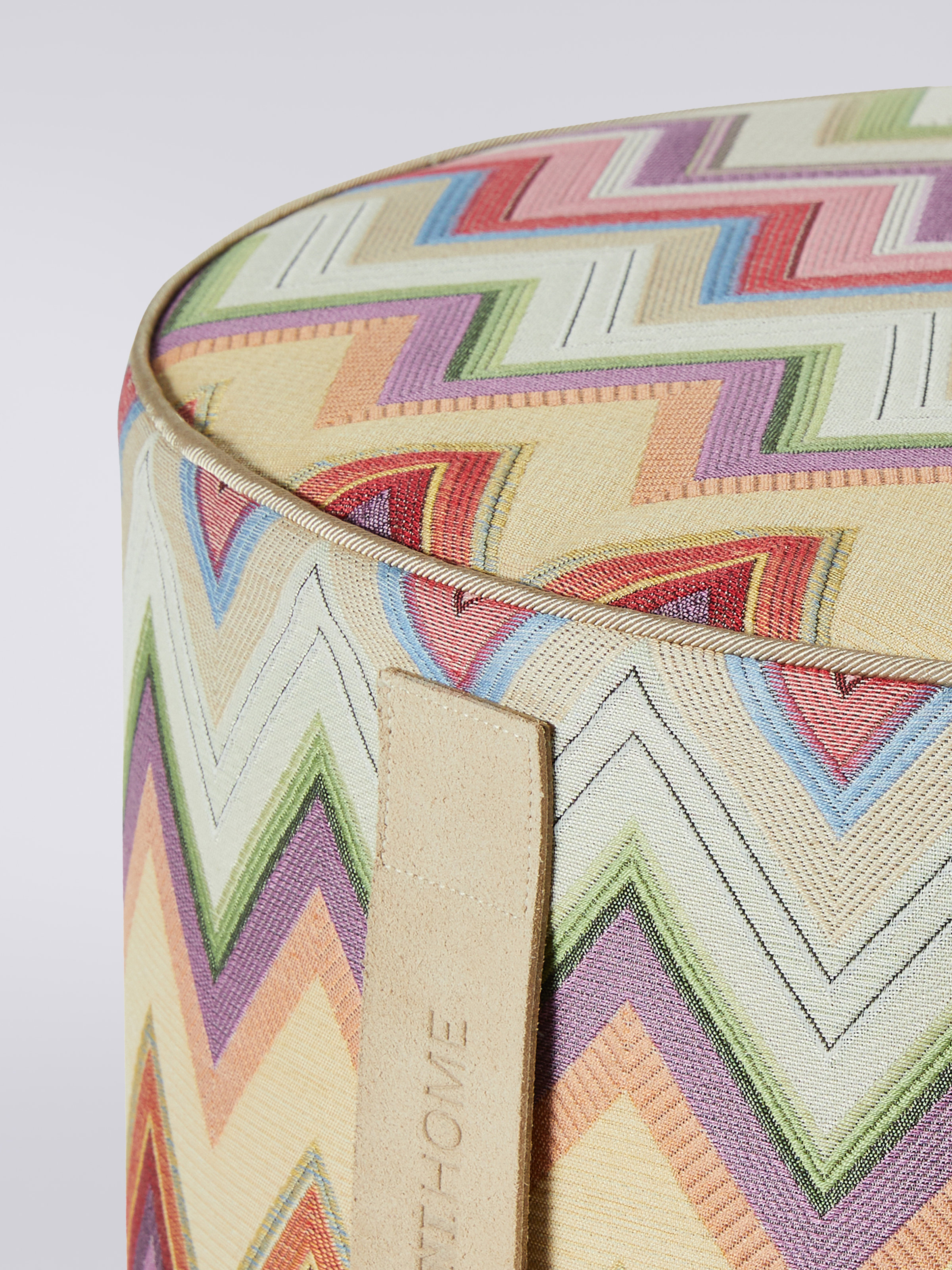 Agadir Cylinder Pouf, Multicoloured  - 2